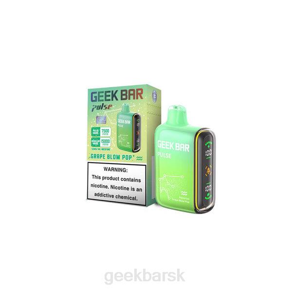 Geek Bar Kit - Geek Bar Pulse jednorazové VP869 grape blow pop