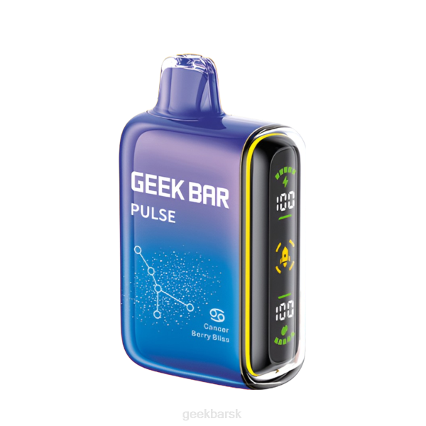 Geek Bar Vape Online - Geek Bar Pulse 15k jednorazová vapa VP8647 rakovina bobule blaženosť